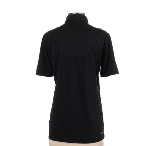 Adidas UCLA Mens Black Polo Shirt W/ Embroidered Logo & Reflective Sleeves Size - Picture 2 of 11